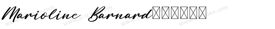 Marioline Barnard字体转换